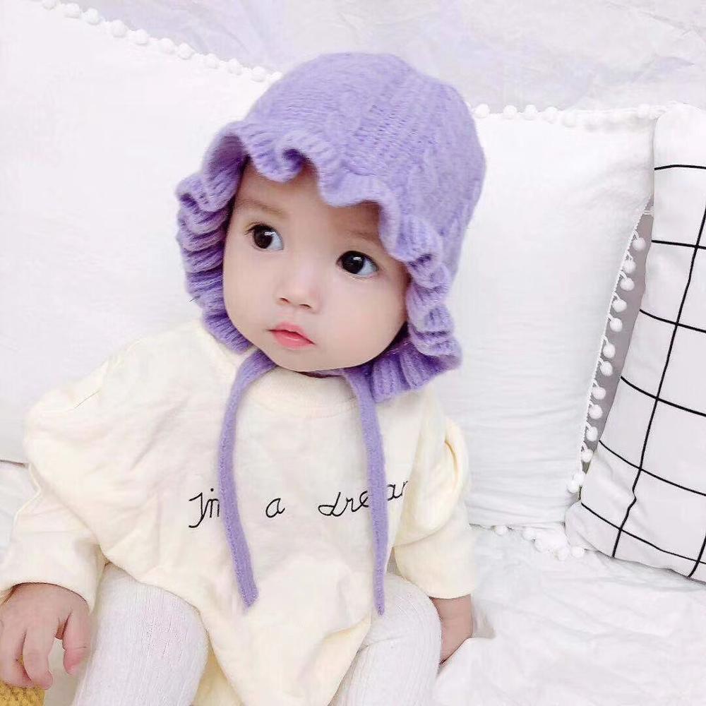 Stylish baby girl beanie