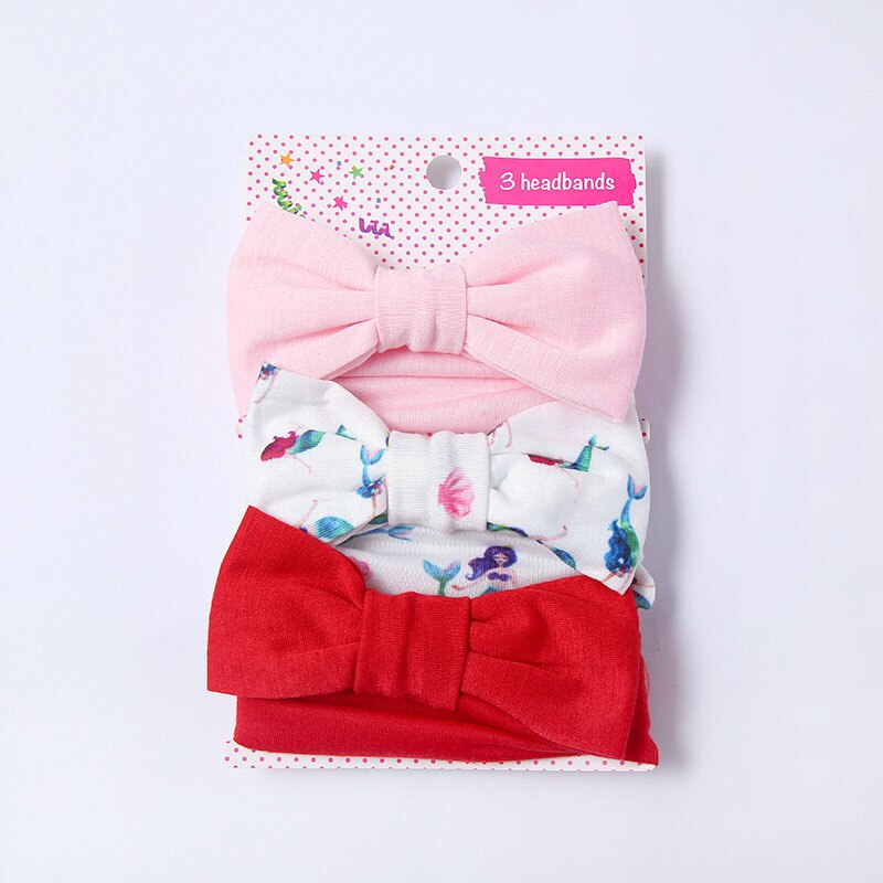 Soft Nylon Elastic Baby Headband Set: Stylish Bows for Newborn Girls - Everything Amazing