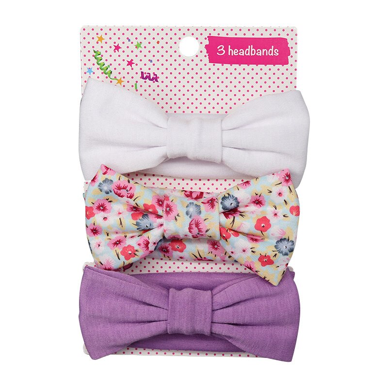 Soft Nylon Elastic Baby Headband Set: Stylish Bows for Newborn Girls - Everything Amazing