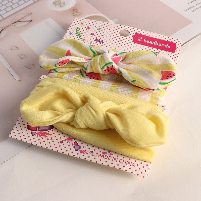 Soft Nylon Elastic Baby Headband Set: Stylish Bows for Newborn Girls - Everything Amazing