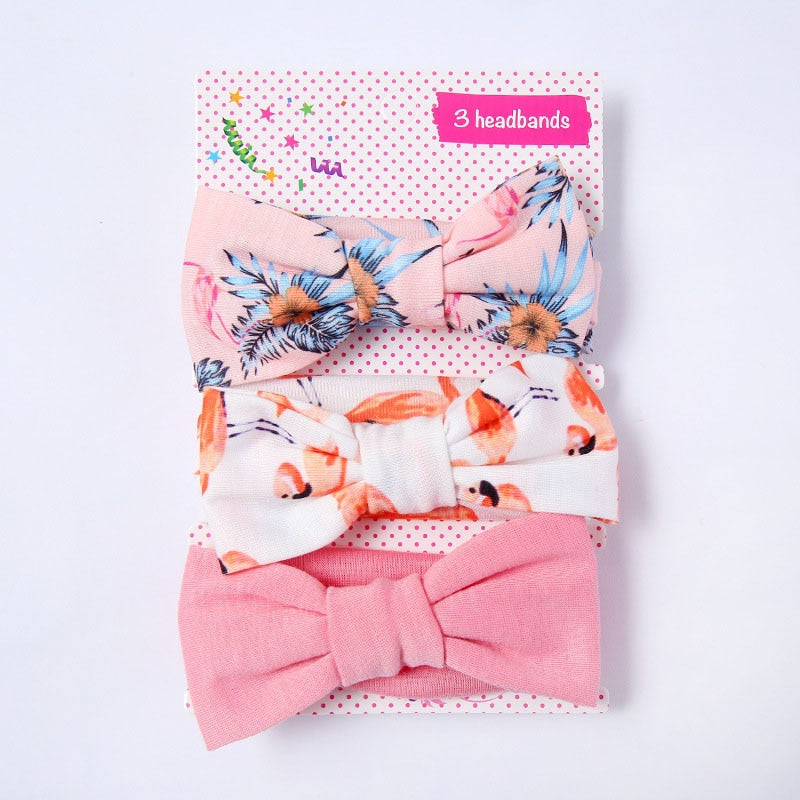 Soft Nylon Elastic Baby Headband Set: Stylish Bows for Newborn Girls - Everything Amazing