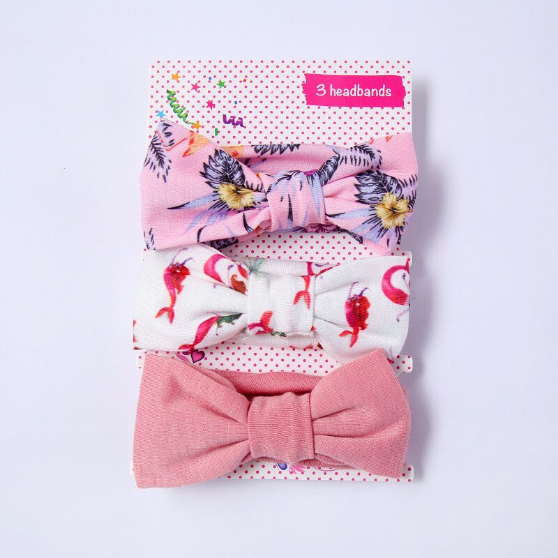 Soft Nylon Elastic Baby Headband Set: Stylish Bows for Newborn Girls - Everything Amazing