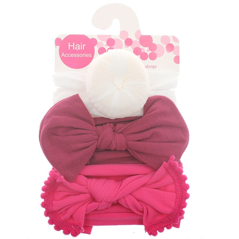 Soft Nylon Elastic Baby Headband Set: Stylish Bows for Newborn Girls - Everything Amazing