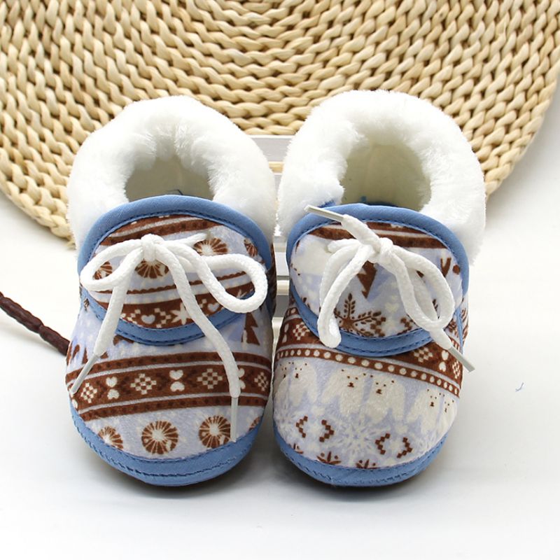 Floral baby boots