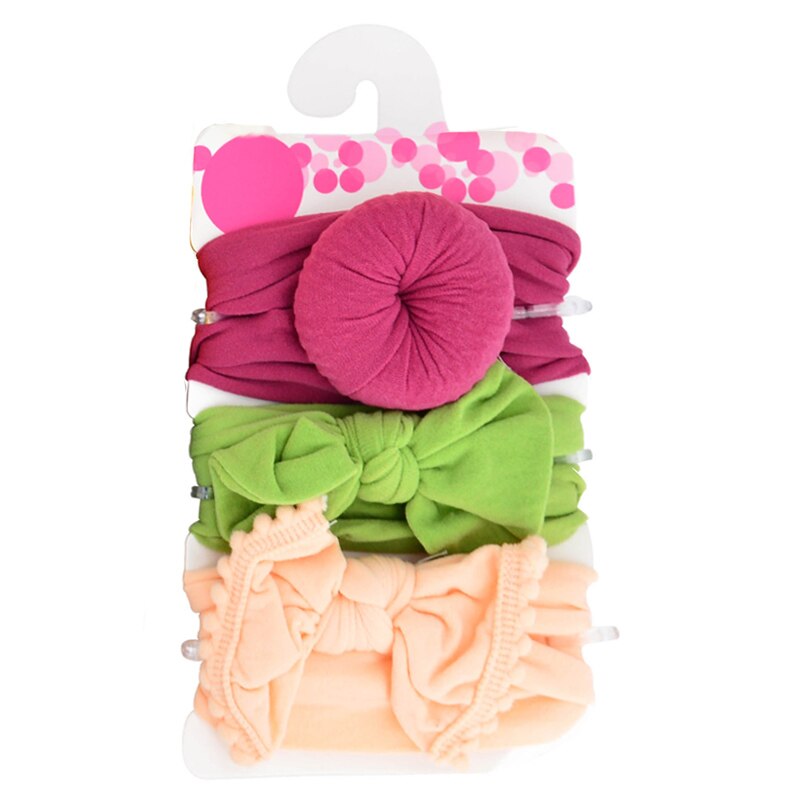 Soft Nylon Elastic Baby Headband Set: Stylish Bows for Newborn Girls - Everything Amazing