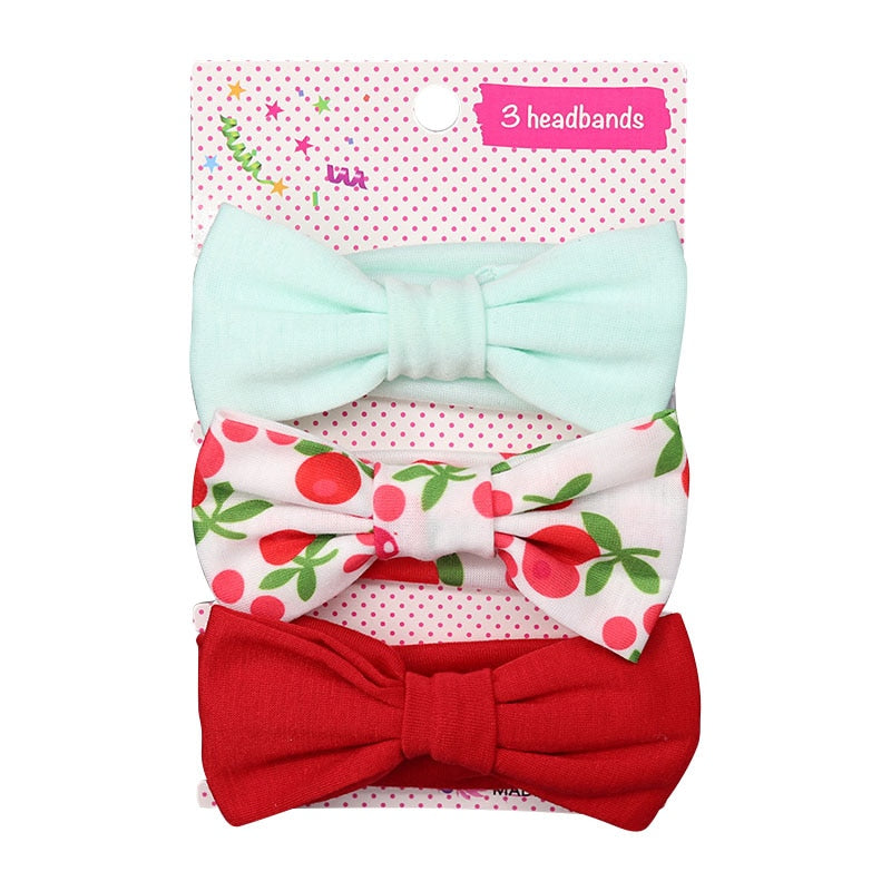 Soft Nylon Elastic Baby Headband Set: Stylish Bows for Newborn Girls - Everything Amazing