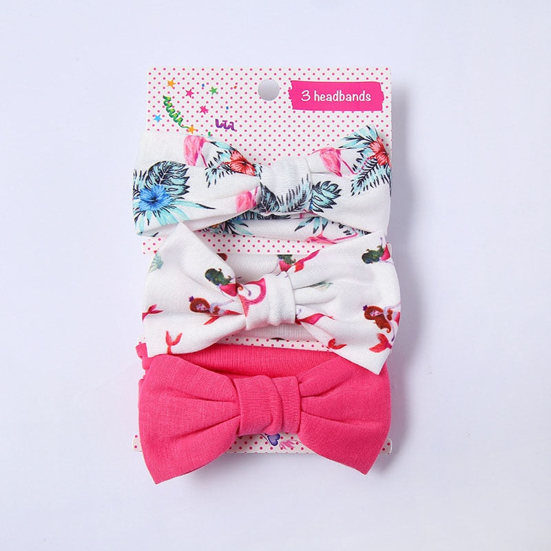 Soft Nylon Elastic Baby Headband Set: Stylish Bows for Newborn Girls - Everything Amazing