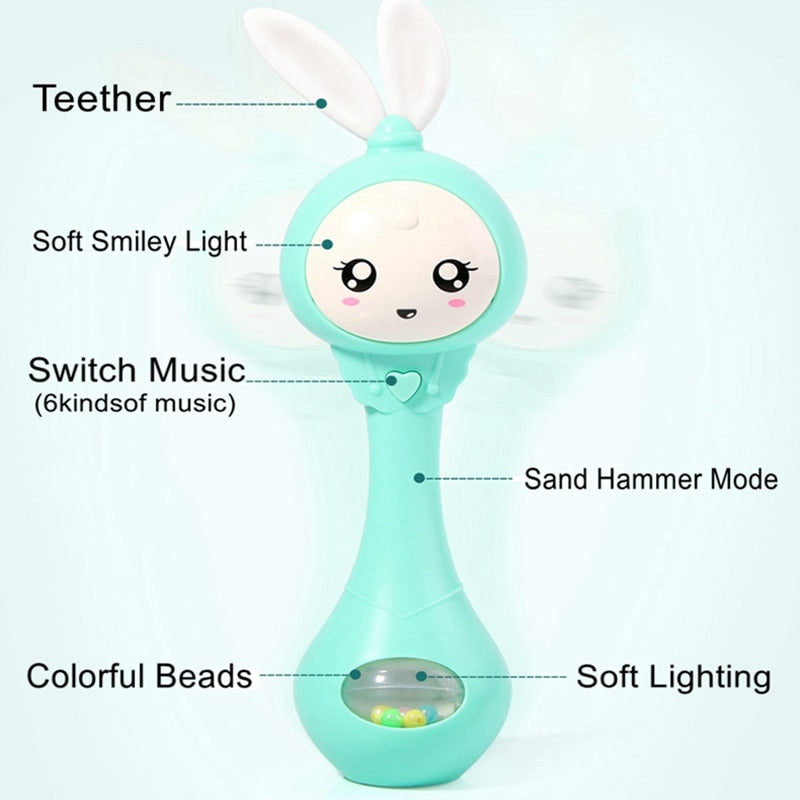 Baby Music Flashing Rattle Toys - Everything Amazing