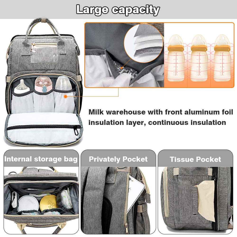 Multifunctional baby backpack