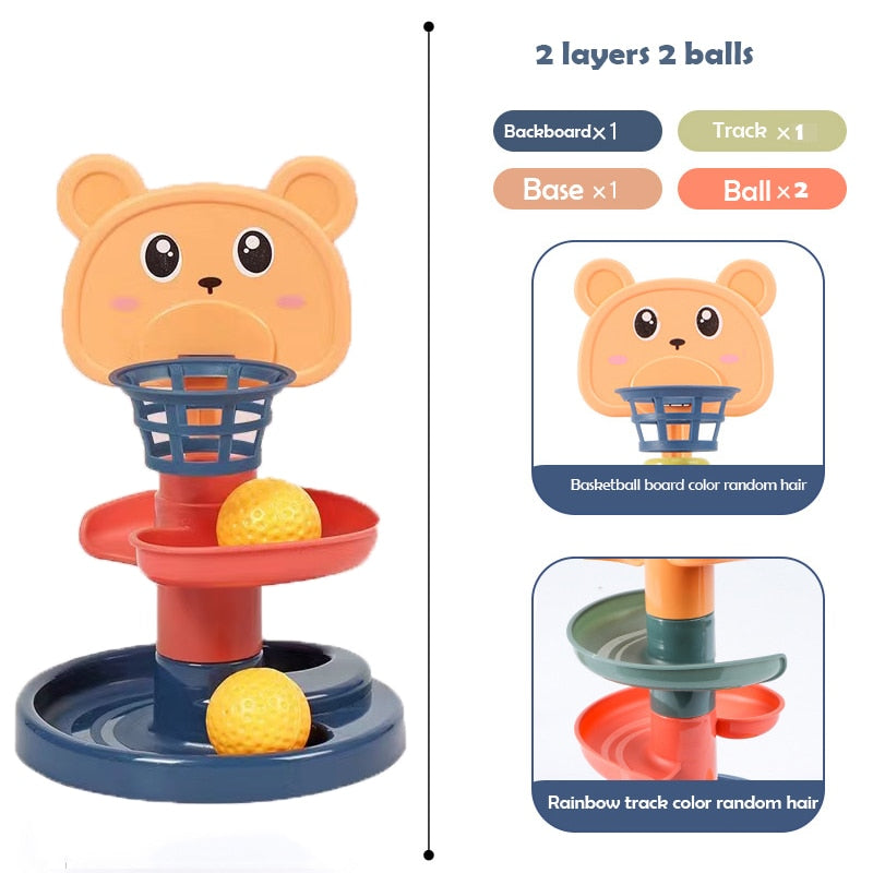 Rolling Ball Tower: Educational Stacking Toy for Babies and Kids - Everything Amazing