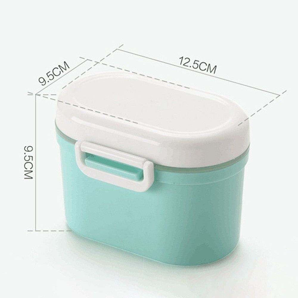 Easy-pour baby milk container