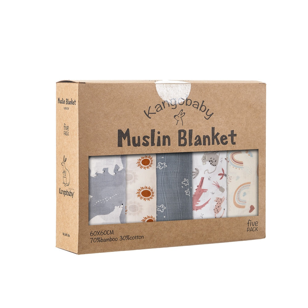 "Luxurious Muslin Blanket Collection - Click Here"