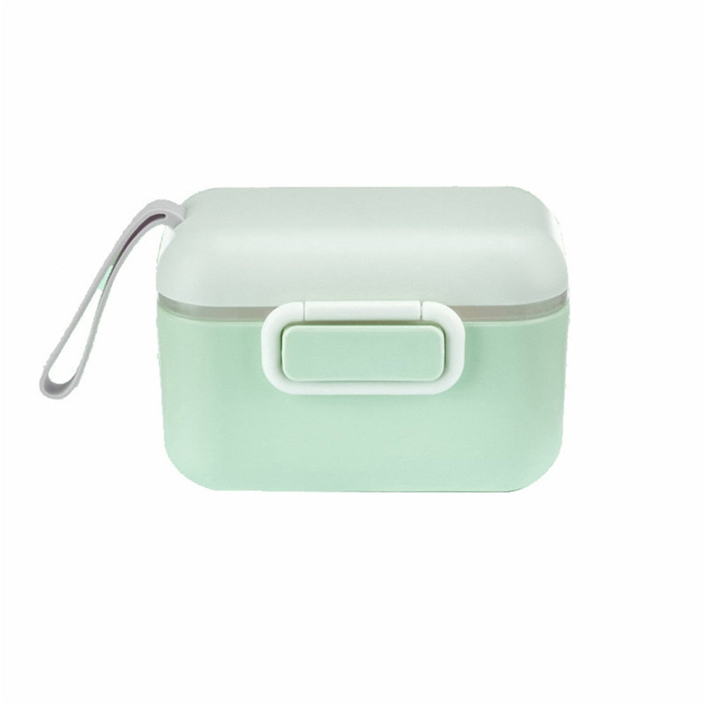 Baby milk container close-up