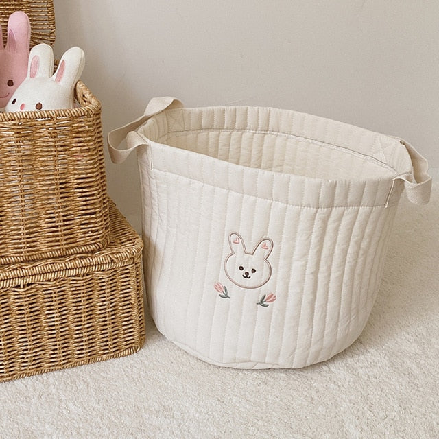 Cute Bear Embroidery Diaper Bag Caddy for Stylish and Organized Mummies - Everything Amazing