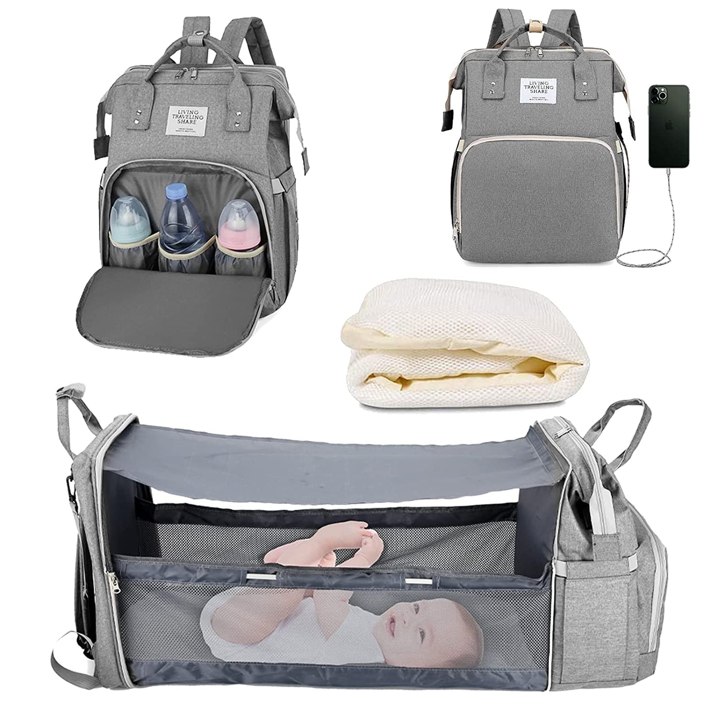 Infant backpack carrier