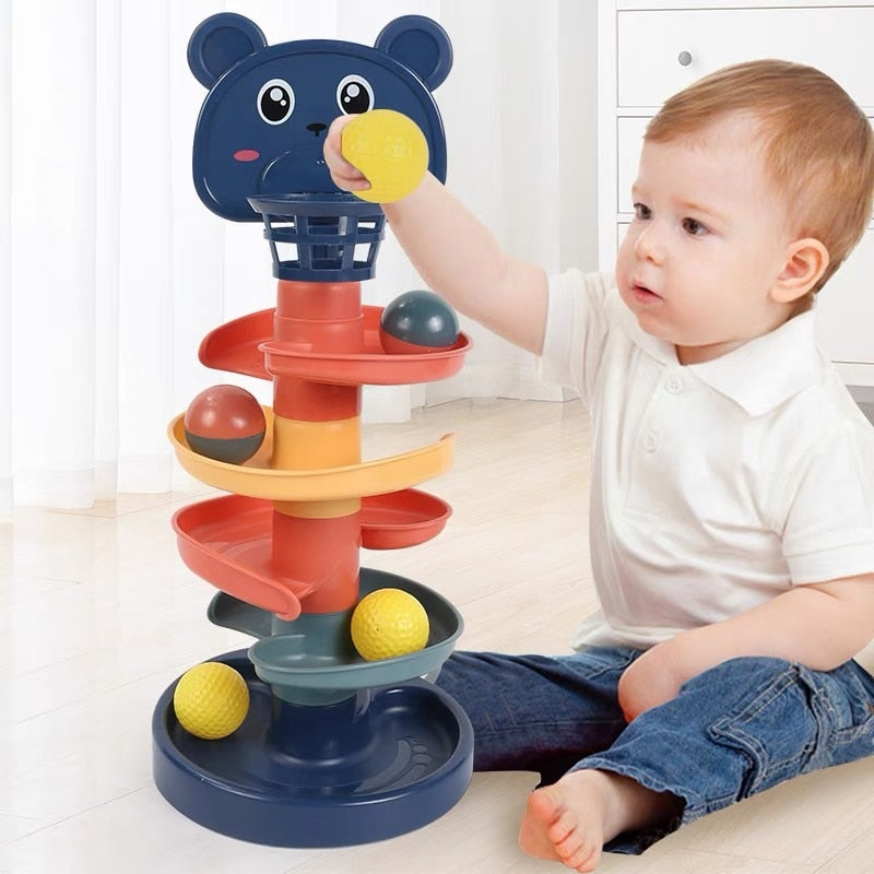 Rolling Ball Tower: Educational Stacking Toy for Babies and Kids - Everything Amazing