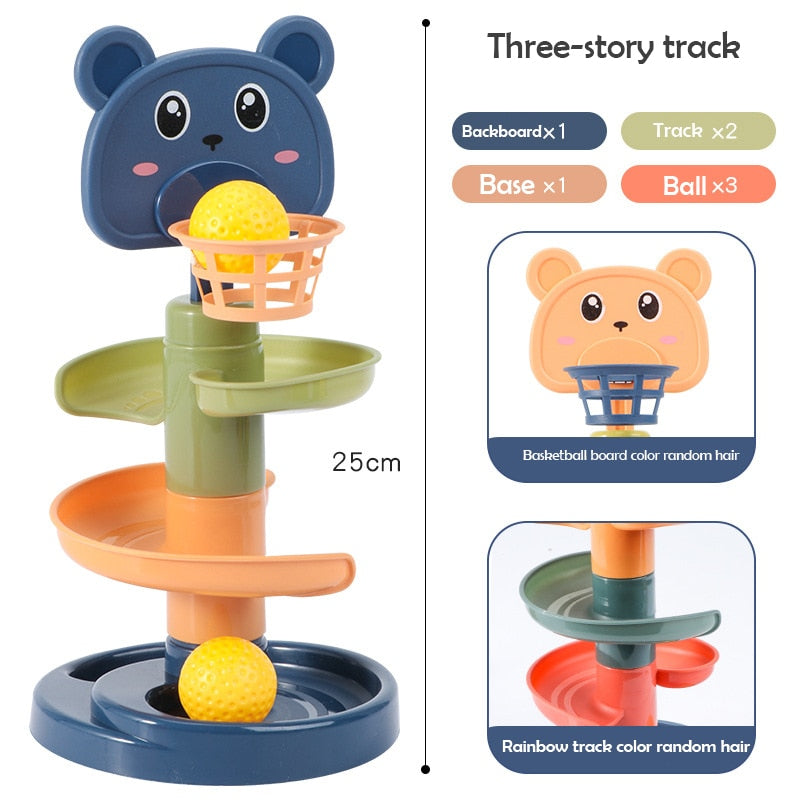 Rolling Ball Tower: Educational Stacking Toy for Babies and Kids - Everything Amazing