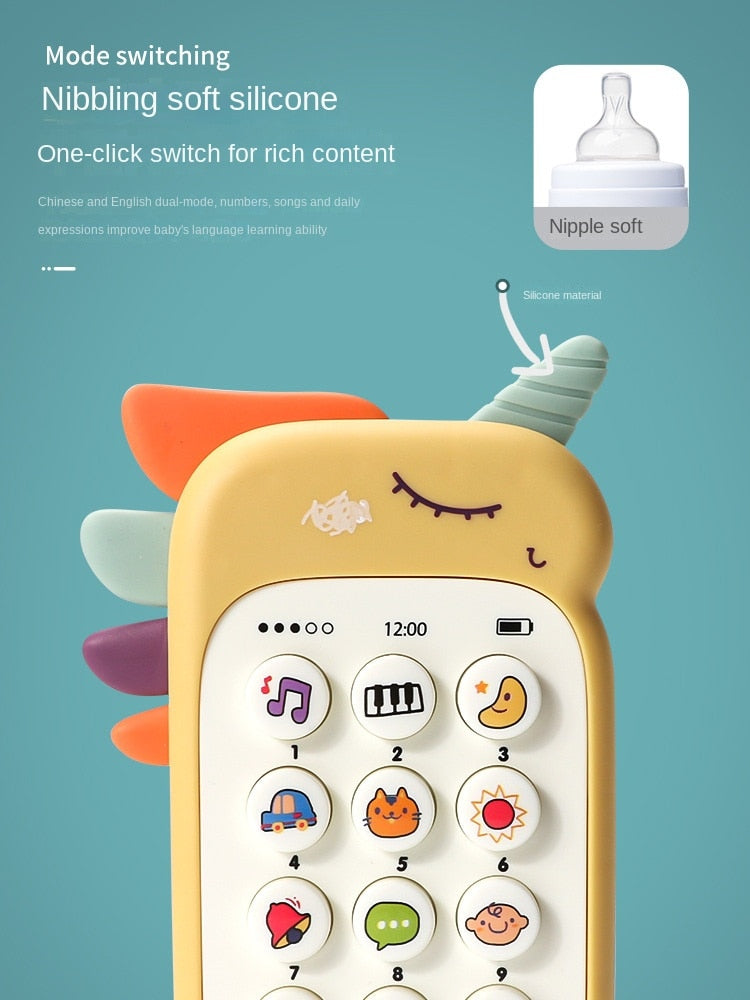 Baby Phone Toy: Music, Sound, and Teether for Fun and Educational Play - Everything Amazing