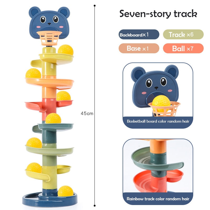 Rolling Ball Tower: Educational Stacking Toy for Babies and Kids - Everything Amazing