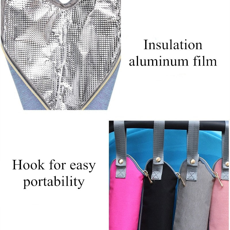 Portable baby bottle warmer bag