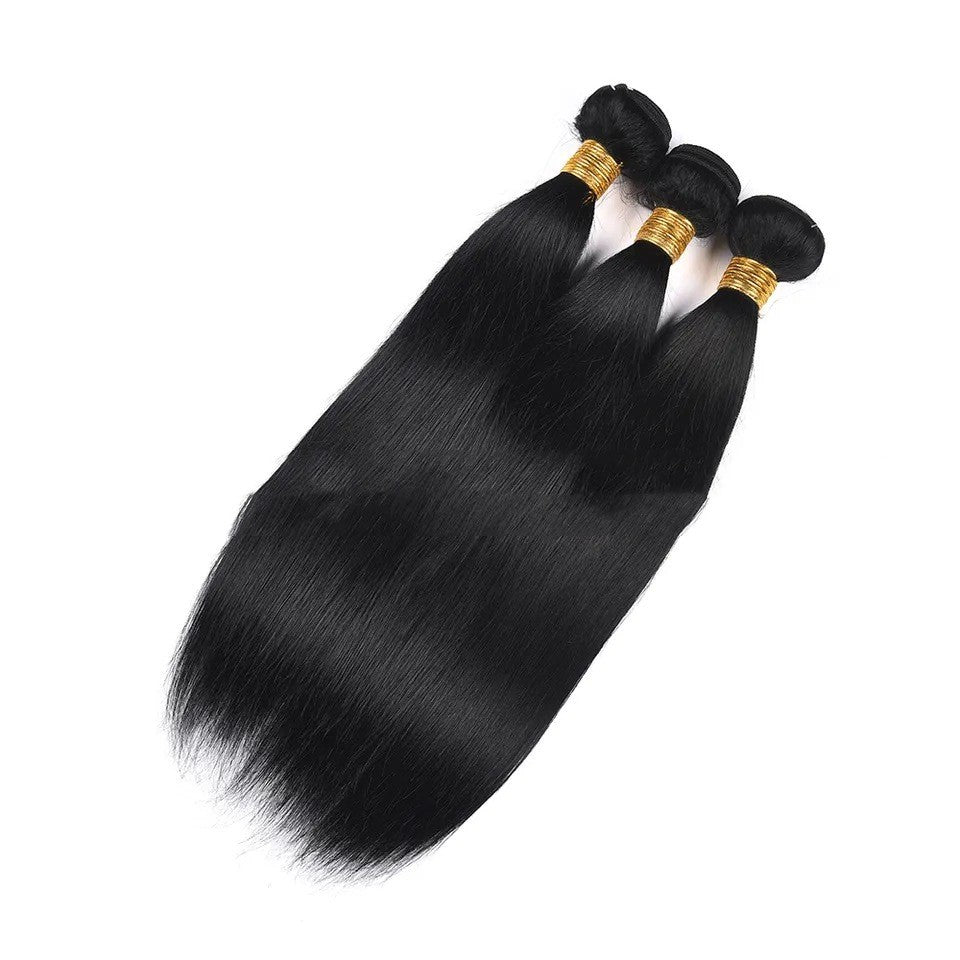 Hand-Woven Lace Human Hair Wig - 100% Real Human Hair, Natural Colour, Dyeable, Multiple Lengths