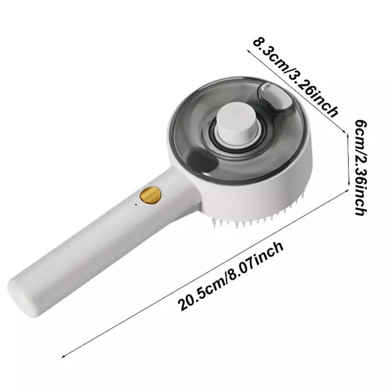 4-in-1 Pet Grooming Steam Brush for Cats & Dogs – Electric Hair Removal, Massage & UV Sterilizer Comb