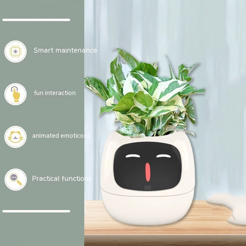 Smart Planter – AI-Powered Plant Care with 49+ Expressions, Smart Sensors, and Real-Time Water Monitoring