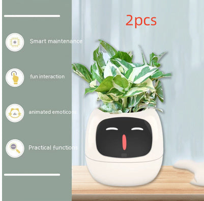 Smart Planter – AI-Powered Plant Care with 49+ Expressions, Smart Sensors, and Real-Time Water Monitoring