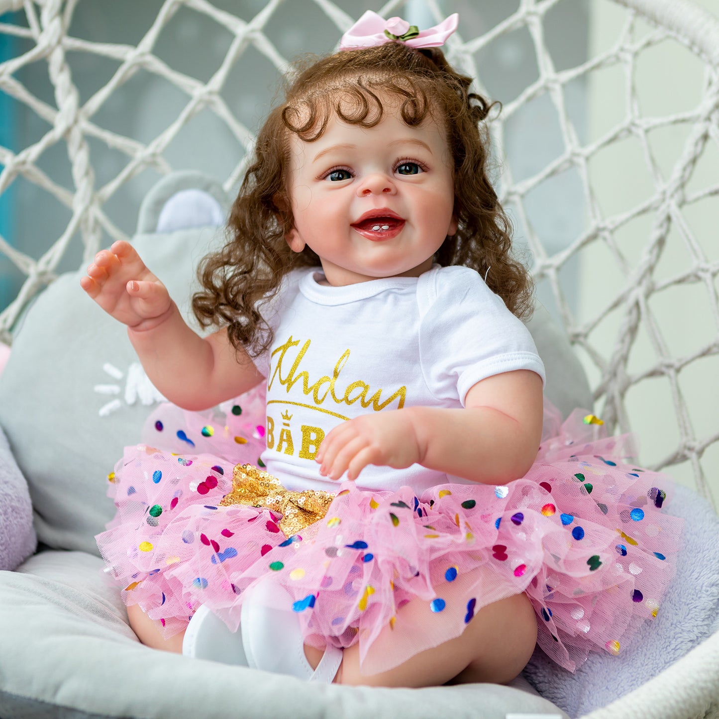 Cute Soft Baby Princess Doll | Adorable Silicone Doll for Little Ones