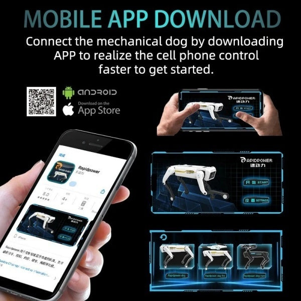 Interactive Electric Robot Dog Toy – Smart Walking Remote-Control Puppy with Bionic Movements for Kids