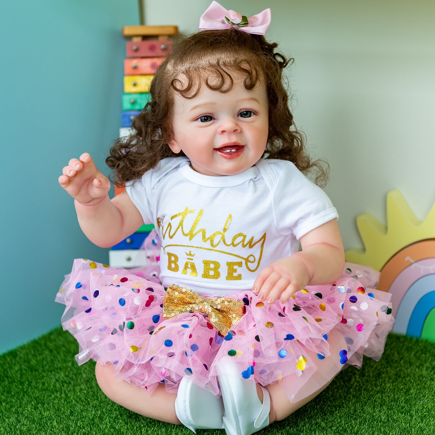 Cute Soft Baby Princess Doll | Adorable Silicone Doll for Little Ones