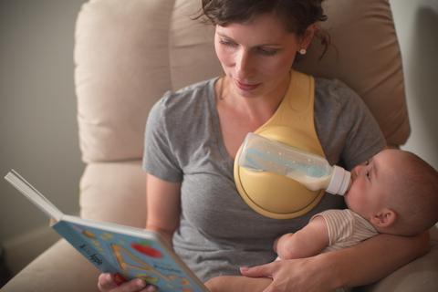 Baby Bottle Holder Hands-Free Feeding Solution Comfortable and Convenient for Parents | Everything Amazing Shop