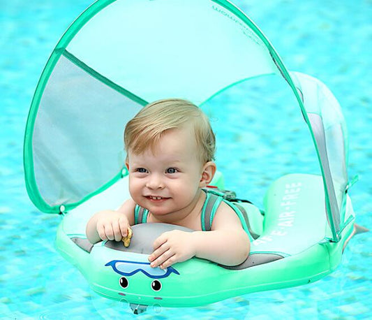 Baby Swimming Ring - A colorful and durable float designed for infants to enjoy safe and fun water play. Perfect for babies to relax and splash in the pool while staying secure. Ideal for summer adventures and water activities. Everything Amazing Shop.