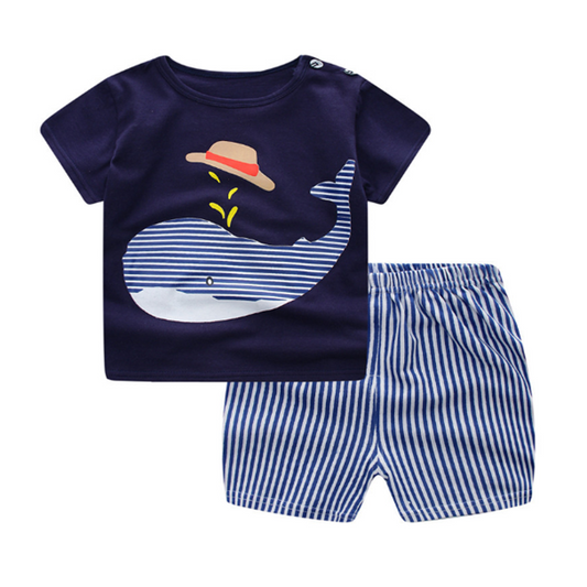 Trendy and colorful cartoon clothing set for kids, featuring vibrant prints and a playful design perfect for casual wear. Ideal for adding fun and style to children's wardrobes. Everything Amazing Shop.