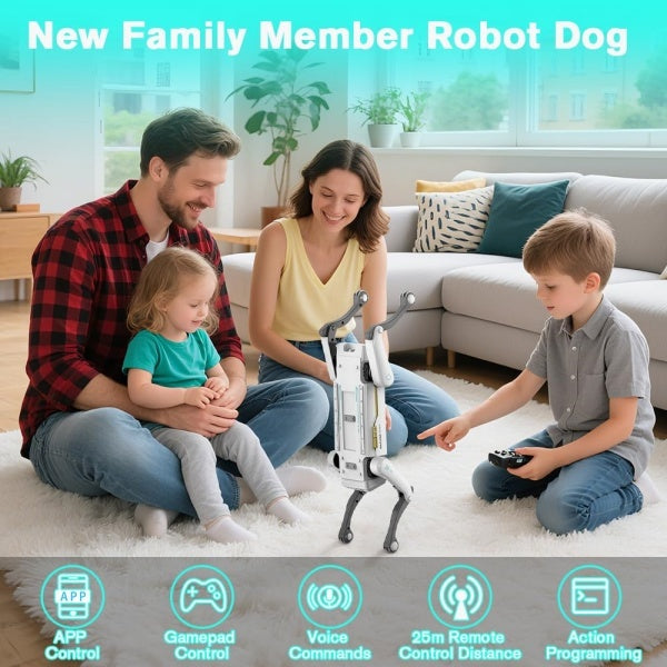 Interactive Electric Robot Dog Toy – Smart Walking Remote-Control Puppy with Bionic Movements for Kids