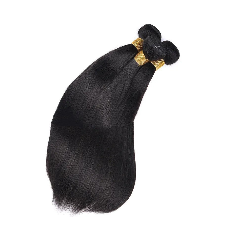 Hand-Woven Lace Human Hair Wig - 100% Real Human Hair, Natural Colour, Dyeable, Multiple Lengths