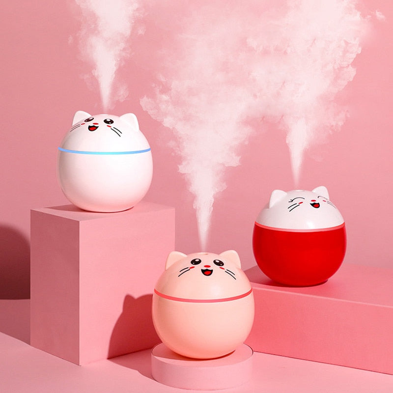 Compact USB Mini Humidifier with 300ML Water Tank for Home, Office, and Travel Use – Portable and Quiet Operation for Refreshing Air, Easy to Use, and Ideal for Small Spaces. Perfect for Improving Air Quality and Hydration. Everything Amazing Shop.