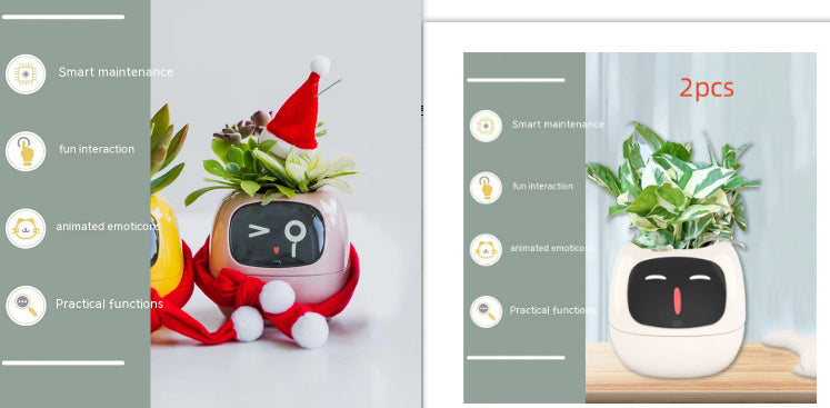 Smart Planter – AI-Powered Plant Care with 49+ Expressions, Smart Sensors, and Real-Time Water Monitoring