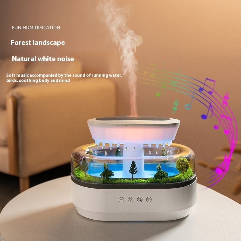 Raindrop Micro Landscape Aroma Diffuser - Humidifier for Bedroom & Household