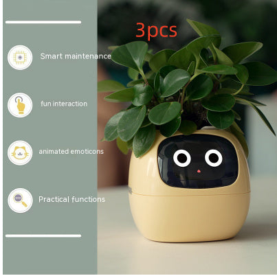 Smart Planter – AI-Powered Plant Care with 49+ Expressions, Smart Sensors, and Real-Time Water Monitoring