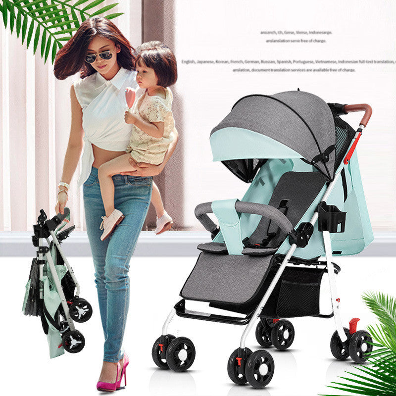 Portable & Foldable Baby Stroller – Lightweight, Travel-Friendly, Adjustable & Durable