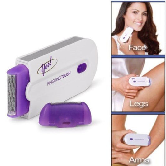 Electric Hair Removal Laser Shaver designed for pain-free, instant hair removal suitable for all skin types. This advanced laser shaver provides a smooth, flawless finish without the discomfort of traditional methods. Perfect for achieving silky-smooth skin effortlessly, ideal for both sensitive and regular skin. Shop now at Everything Amazing Shop for this product.