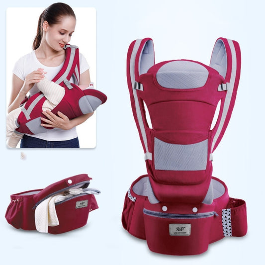 Ergonomic Baby Carrier for newborns and infants aged 0-48 months, designed for comfortable and safe babywearing. The Kangaroo Sling provides optimal support and ensures the safety and comfort of both baby and parent. Perfect for hands-free carrying while promoting healthy posture and bonding. Shop the Ergonomic Baby Carrier at Everything Amazing Shop for this product.