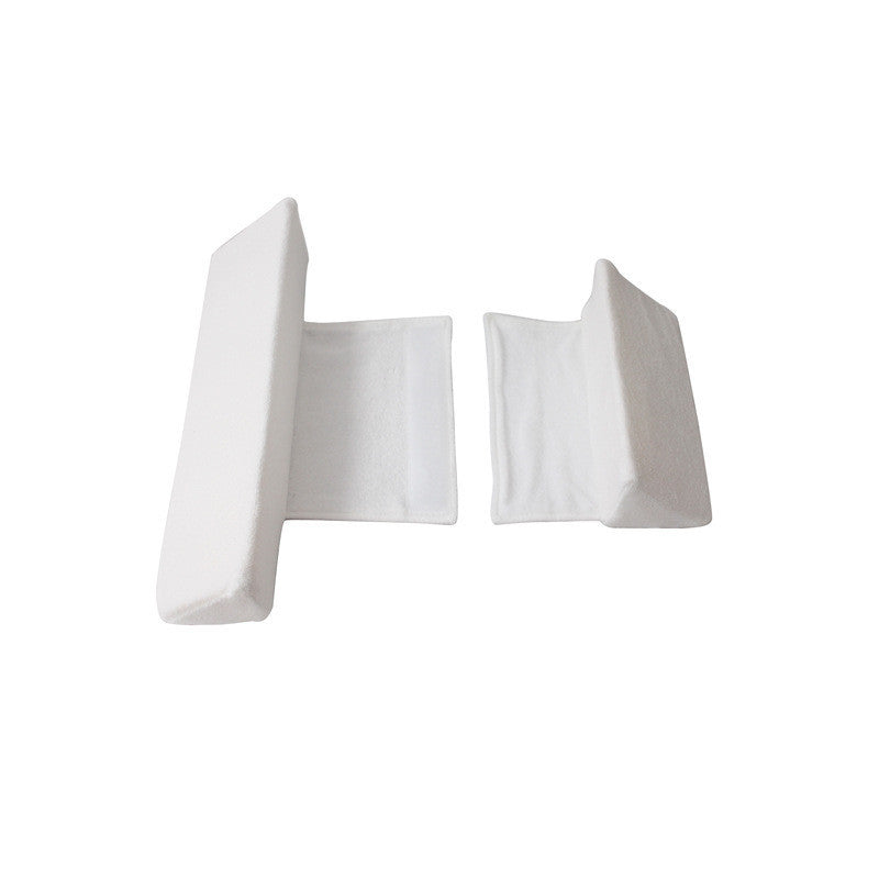 : Ergonomic Baby Shaping Pillow for Side Sleeping and Triangular Positioning - Pure Cotton Fabric, Various Colors and Patterns