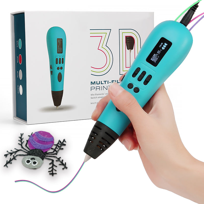 Luxury 3D printing pen with 1.75mm filament, perfect for kids and creative DIY drawing projects. Ideal Christmas gift for young innovators and aspiring artists. Explore the endless possibilities of 3D art with this high-quality, easy-to-use pen. Everything Amazing Shop for this product.