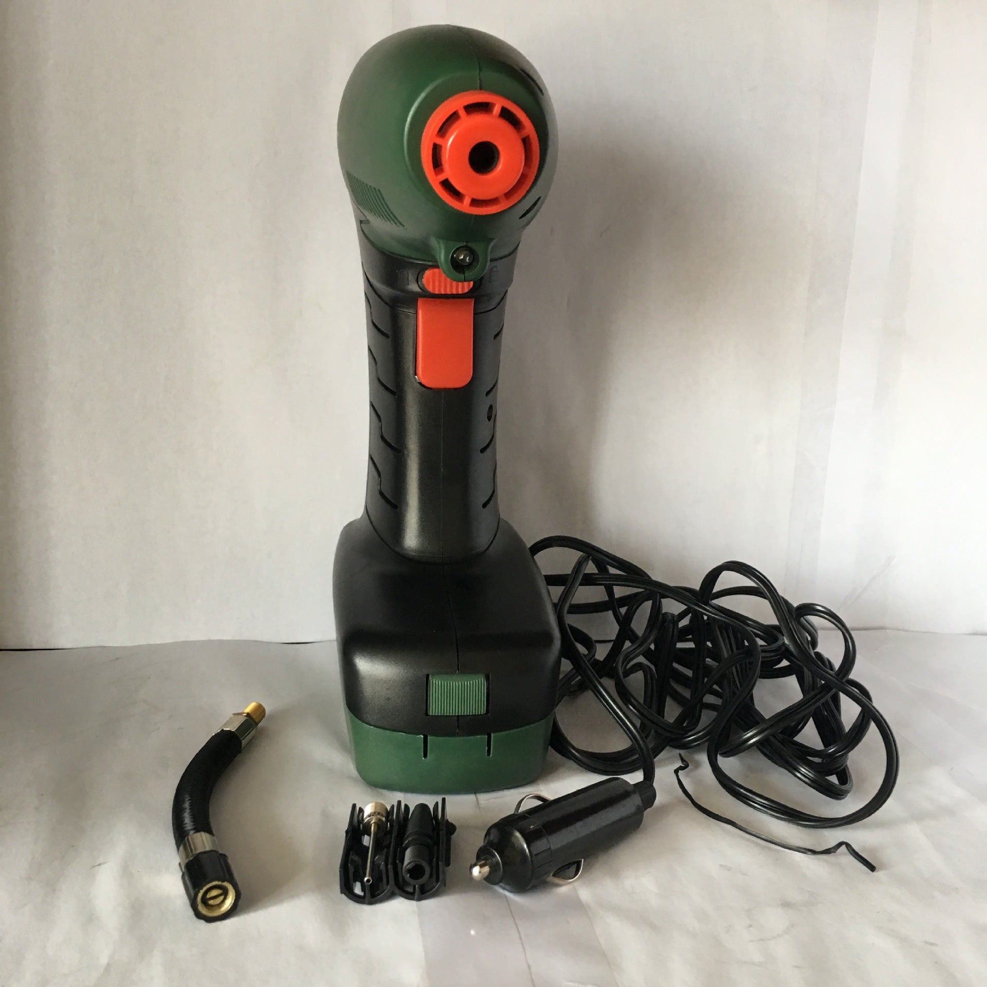 Portable Air Compressor 12V for Cars, Bikes, and Home Use - Compact Design and Lightweight 720g, ideal for quick tire inflation with durable performance. Perfect for car owners, cyclists, and home use. Easy-to-carry design for convenient storage and transport. Enhance your road trips and bike rides with this reliable air compressor. Everything Amazing Shop for this product.