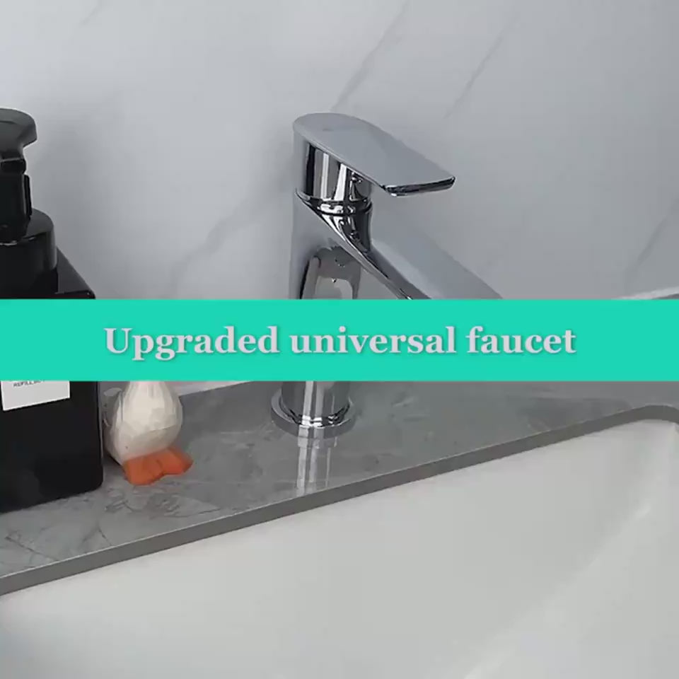 Swivel Universal Extension Bubbler product demonstration video showcasing 360-degree rotation, water-saving features, and adjustable spray modes for kitchen and bathroom faucets.