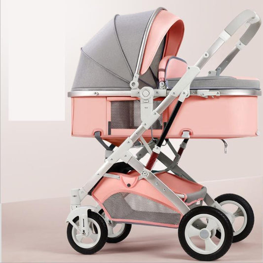 Two-Way Folding Newborn Baby Stroller, designed for convenience with portability, lightweight frame, and adjustable features to ensure comfort and safety for your baby. Ideal for parents on the go, this stroller offers ease of use and compact storage. Perfect for daily outings. Available at Everything Amazing Shop for this product.