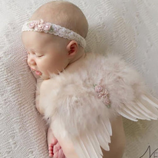 newborn-angel-feather-wings-rose-flower-headband-photography-baby-photo-propAmazing