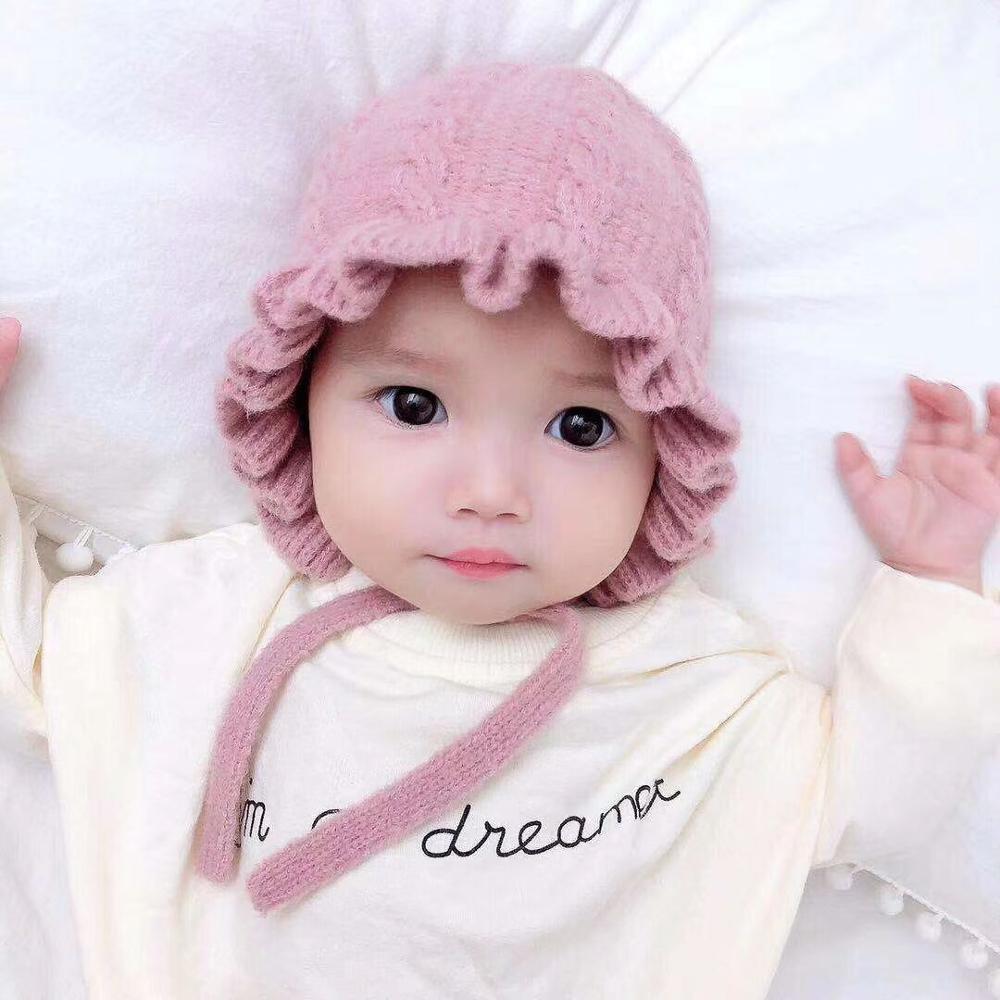 Winter Baby Girls Hats - Soft Cotton Solid Print Beanie Caps for Toddlers & Babies, perfect for keeping your little one warm and stylish in the cold weather. Made from soft, breathable cotton, these beanie caps offer comfort and protection for delicate baby skin. Available in a variety of cute, solid prints that complement any winter outfit. Ideal for gifting or everyday wear. Shop now at Everything Amazing Shop for this product.